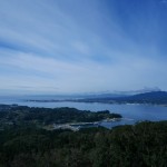 気仙沼大島亀山展望台から西方向を望む。